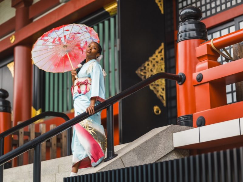 Traditional Kimono Photoshoot In Asakusa & Sensoji Temple