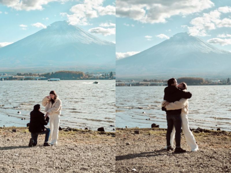 Romantic Couple Photoshoot In Tokyo For Your Engagement / Proposal