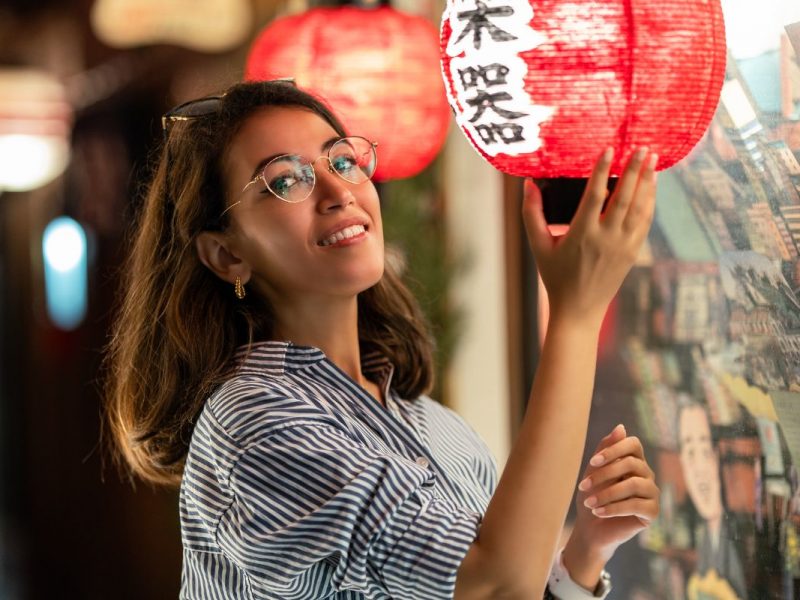 Vibrant Night Photoshoot In Osaka With Local Photographer