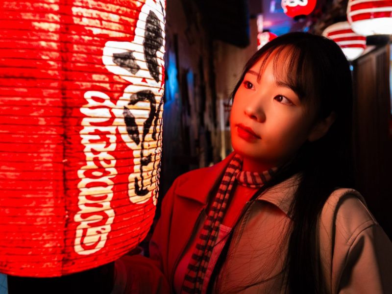 Vibrant Night Photoshoot In Osaka With Local Photographer