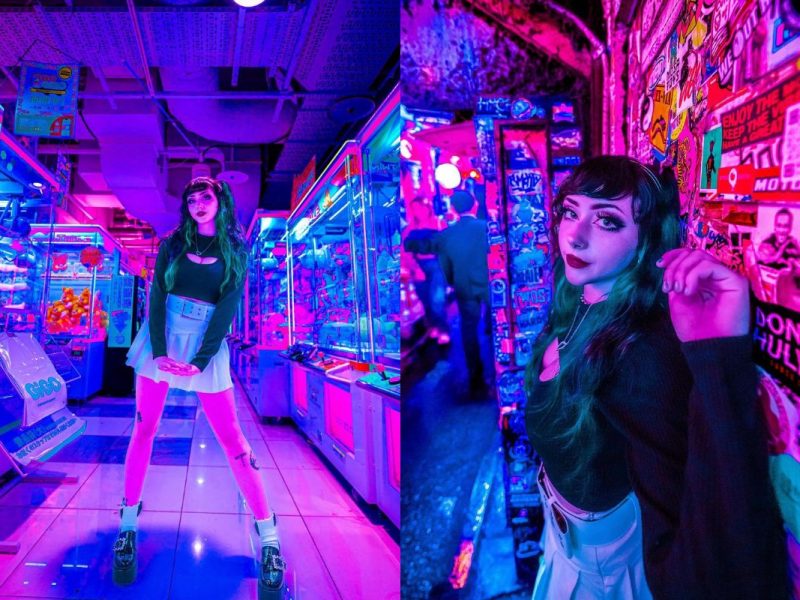 Night Cyberpunk Photoshoot In Tokyo With A Professional Photographer