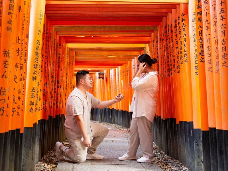 Proposal Photoshoot In Kyoto With A Local Japanese Photographer