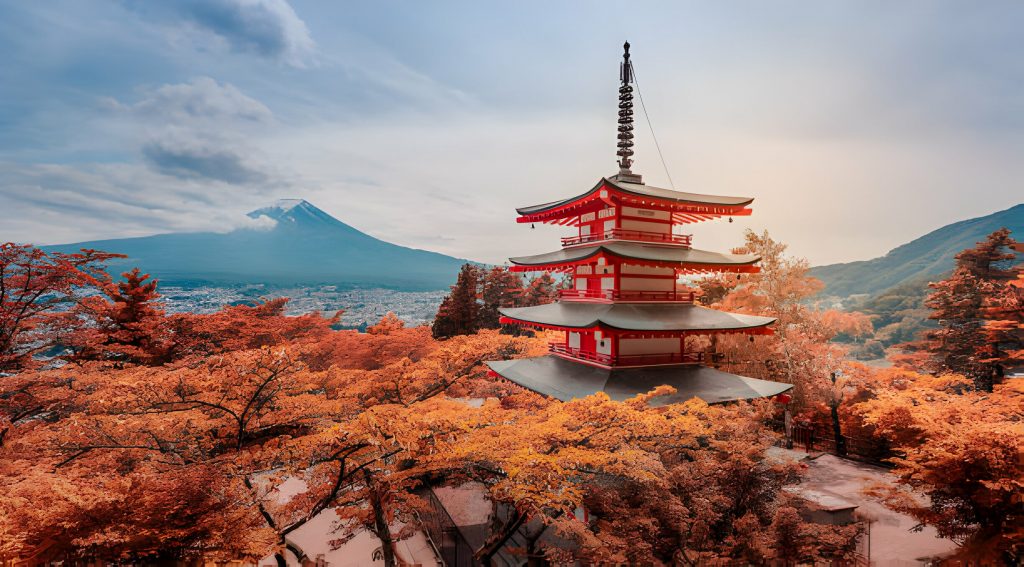 Chureito-Pagoda-Mt-Fuji-Autumn-Japan-Proposal