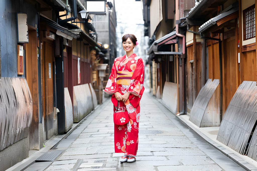 Asian-Woman-Kimono