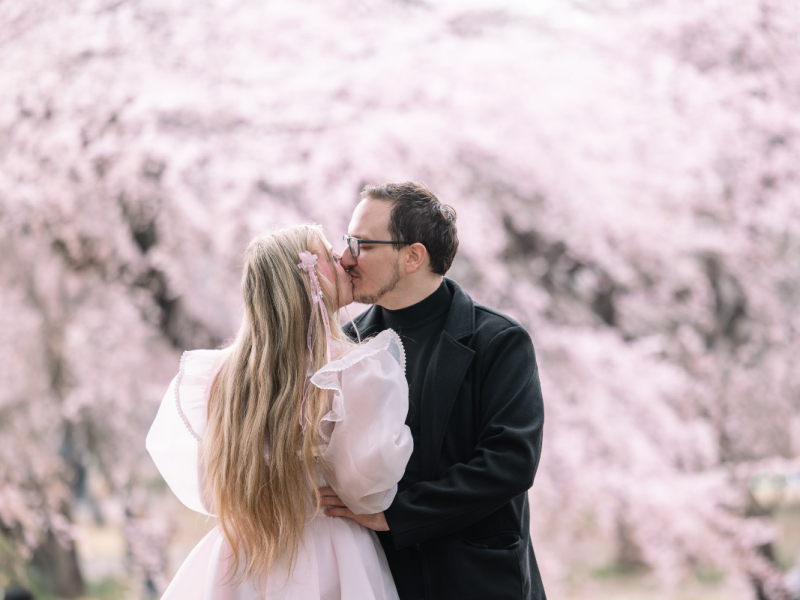 Cherry Blossom Dreams - Sakura Photoshoot For Couples In Tokyo With Local Photographer