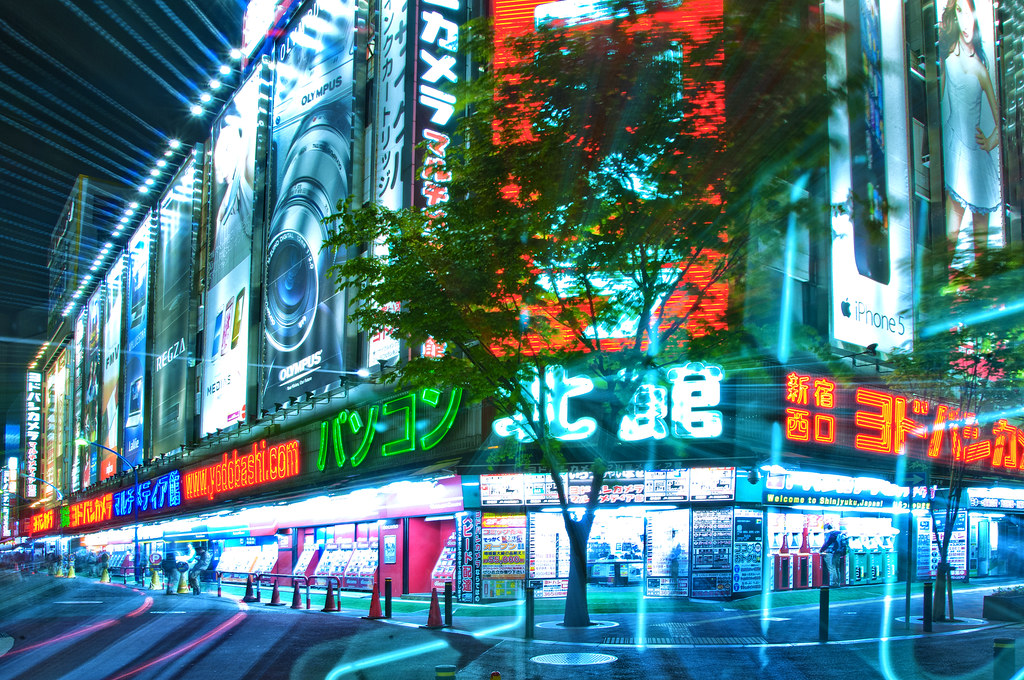 Yodobashi-Camera-Shinjuku-Tokyo-Night-Japan