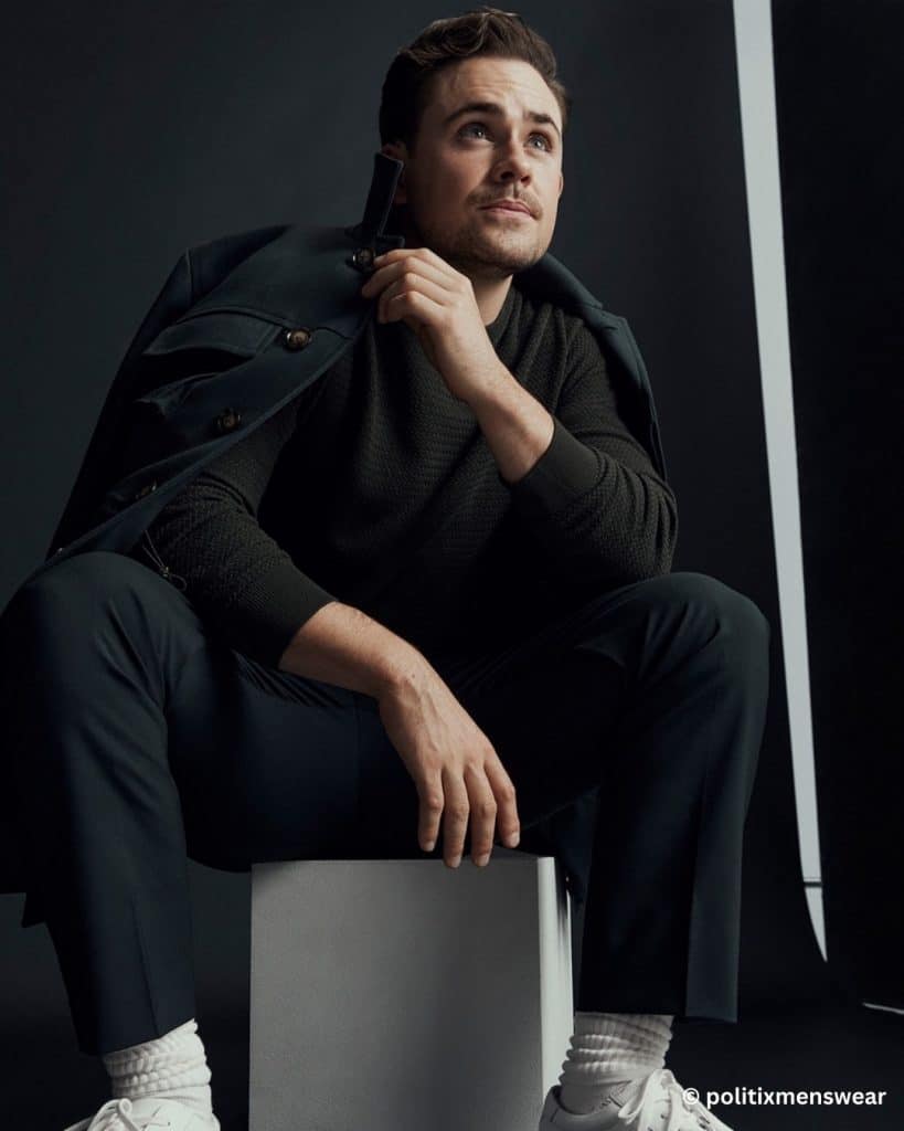 Best Poses For Men Photoshoot Seating and Leaning Forward