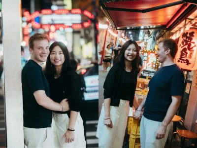 Film-Style Prenup Photoshoot Experience in Tokyo for Couples