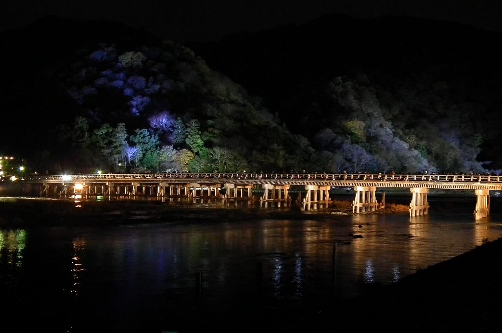 Togetsukyo Bridge by Night