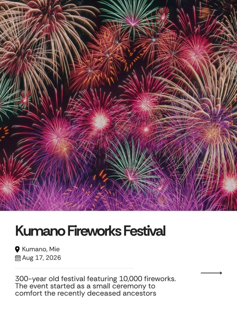 Kumano Fireworks Festival