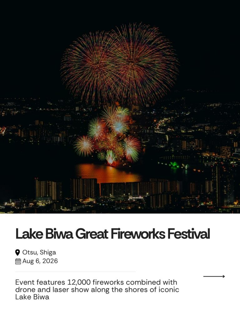 Lake Biwa Great Fireworks Festival