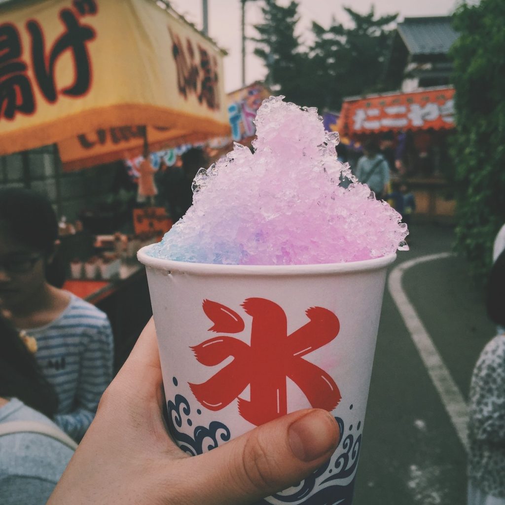 Kakigori Japan Summer