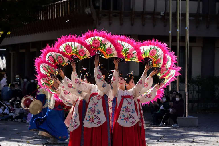 Korean Festival Fan Performance